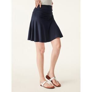 OGL Essential Ruched Mini Circle Skirt with Lined Shorts NWT S